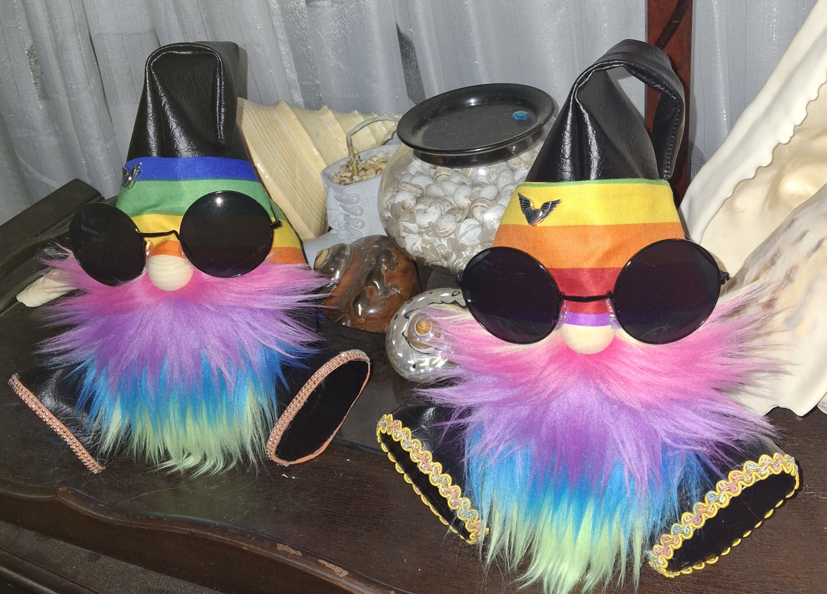 Hippie Biker Gnome