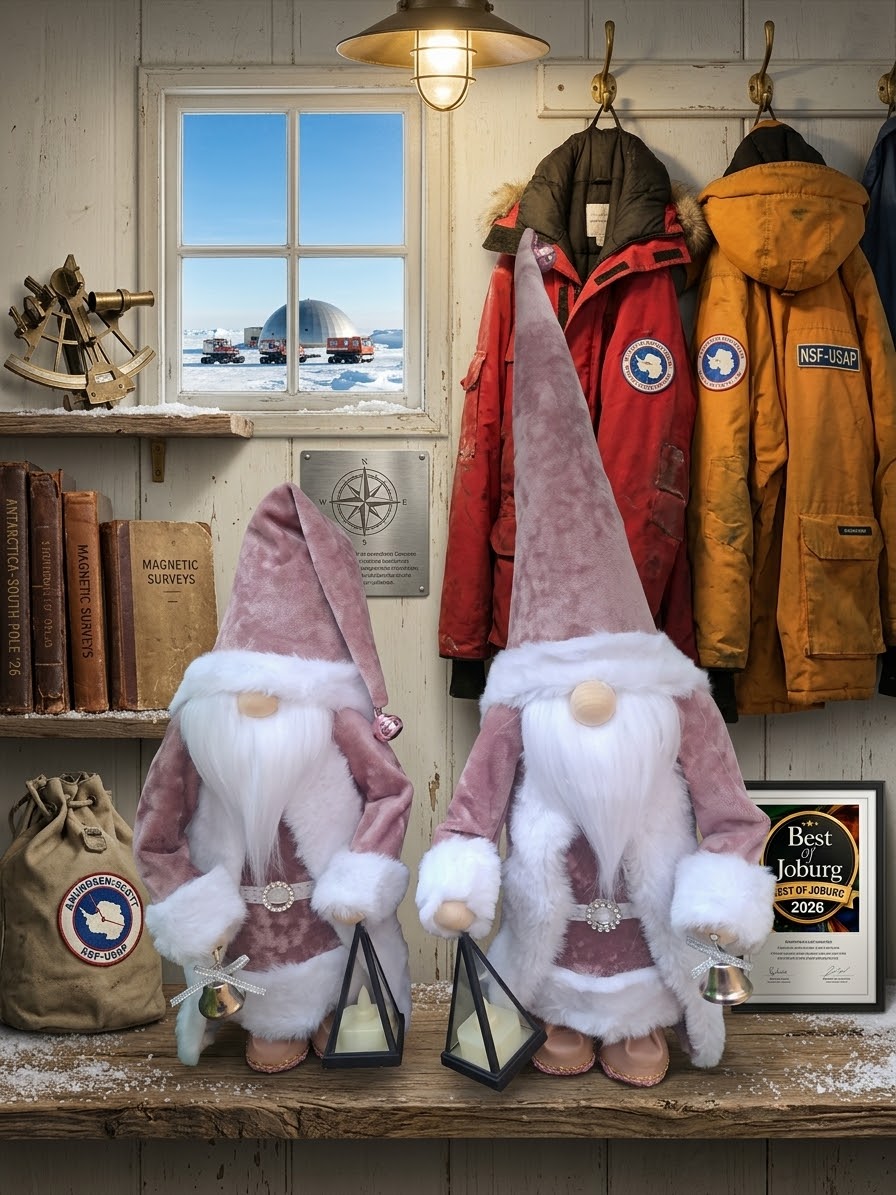 Santa Gnome Pink